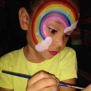 Arcoiris - Pinta caritas para Fiestas Infantiles en todo México