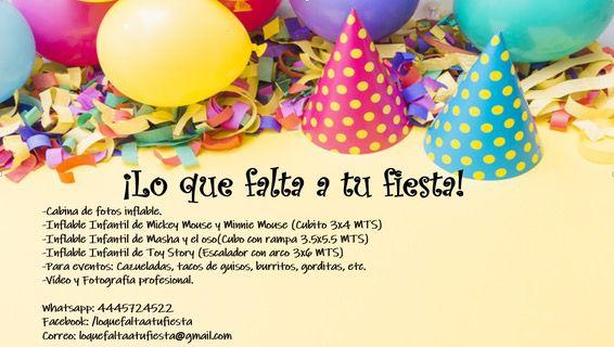 Lo que falta a tu fiesta - Cabinas en todo México