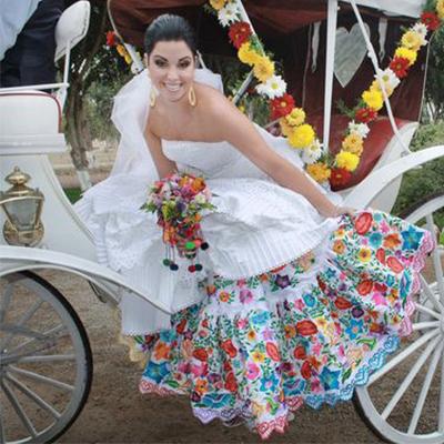 Vestidos de novia Mexicanos (la tendencia de lo bordado)
