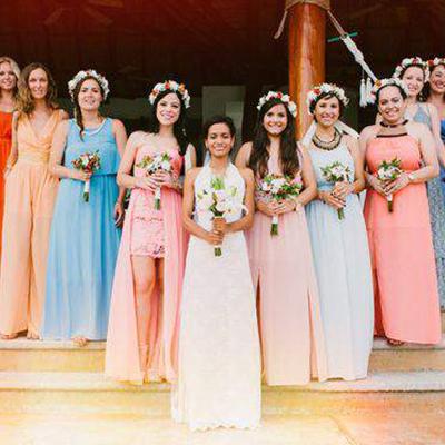 Top 5 colores para tus damas de honor que deberías tomar en cuenta.