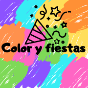 Logotipo de Color y fiestas