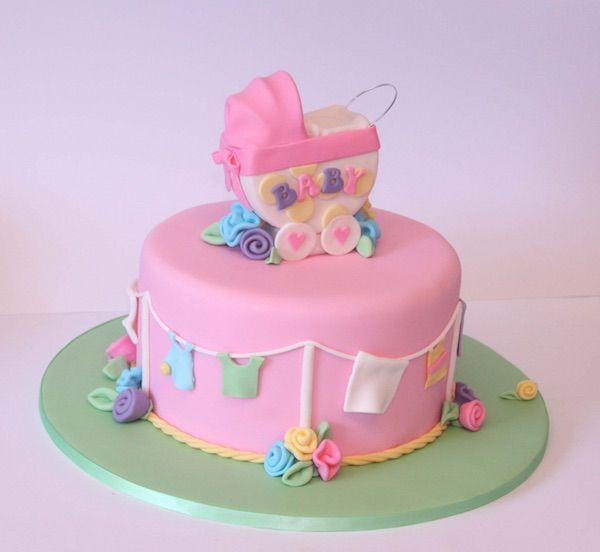 Pastel para cuando se sabe que sera niña