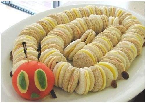 Otra de sandwich en forma de gusano