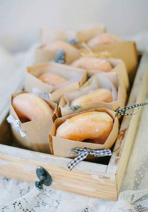 Donas de bienvenida