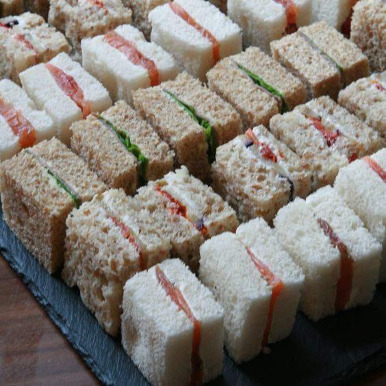 Entrada de mini sandwich