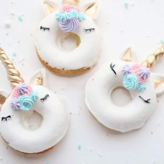 El postre de unicornio.