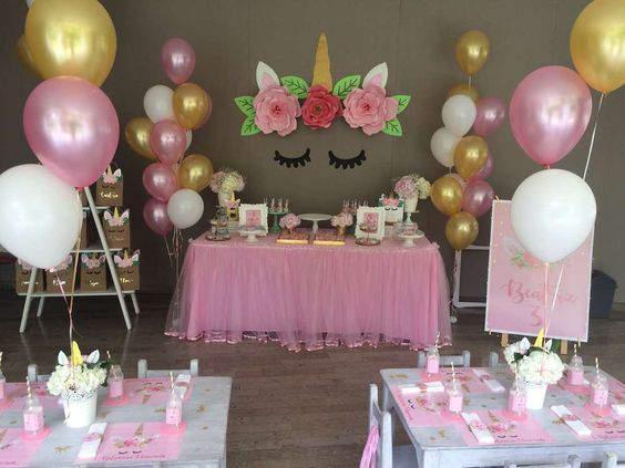 Decoracion unicornio