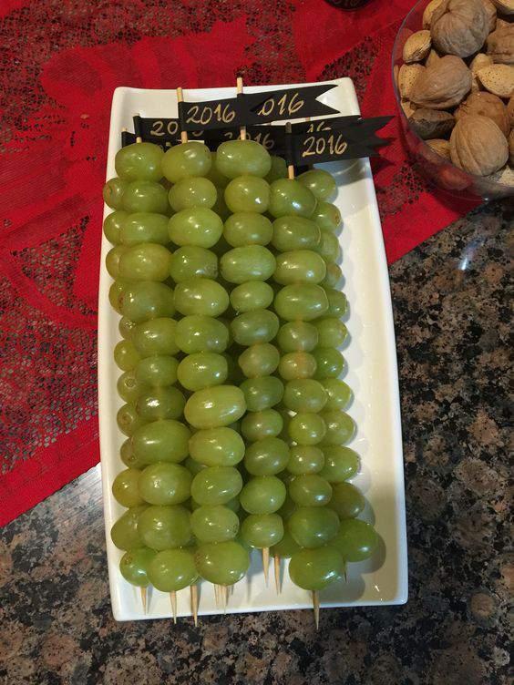 Las uvas.