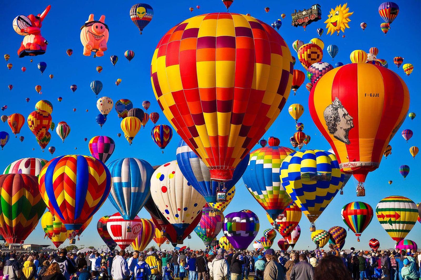 Festival Internacional de Globos de Albuquerque. (Nuevo México, USA)
