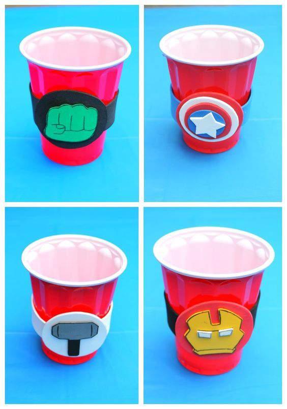 Los famosos vasos rojos