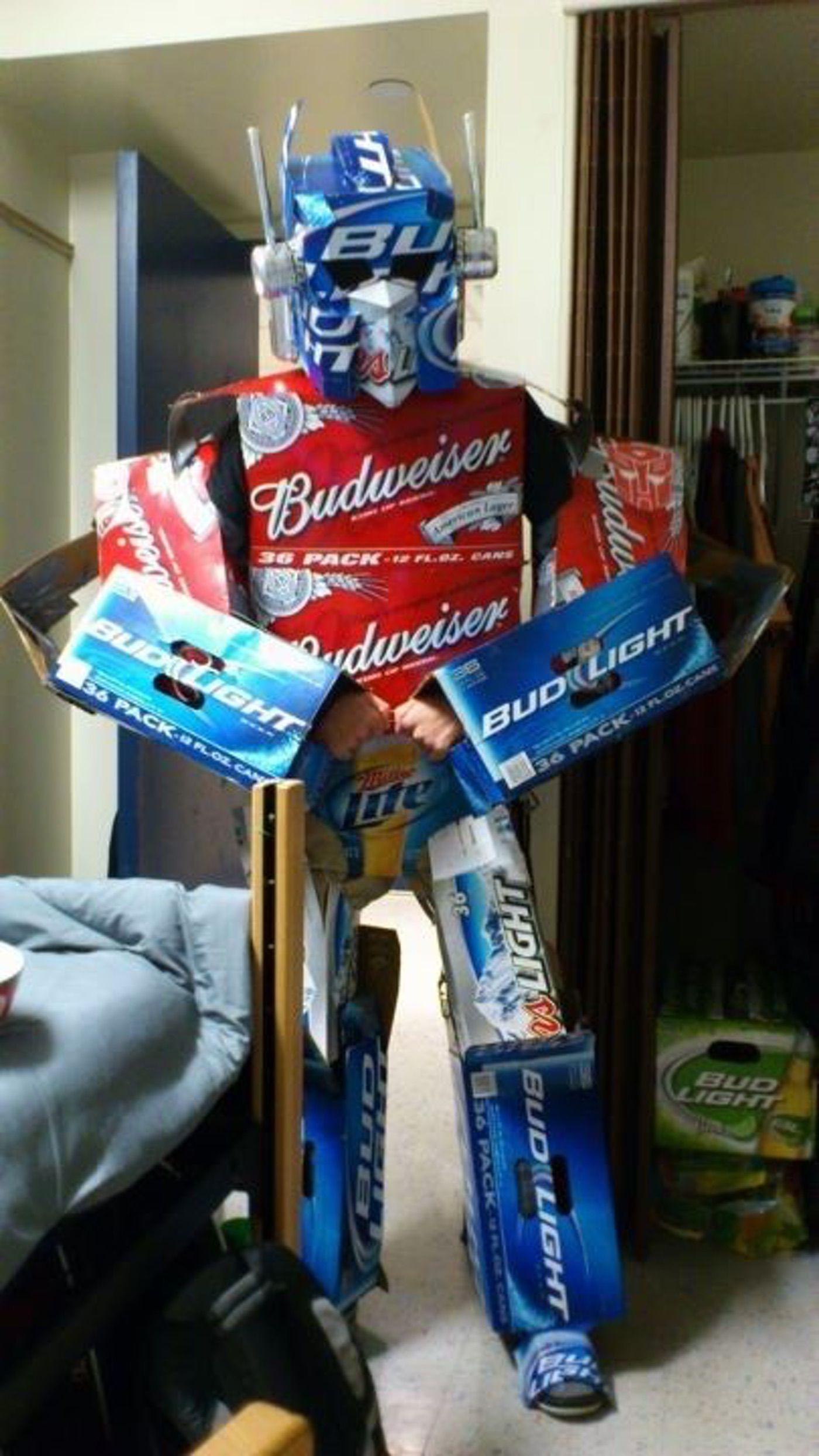 Optimus prime version cervecero de vida.