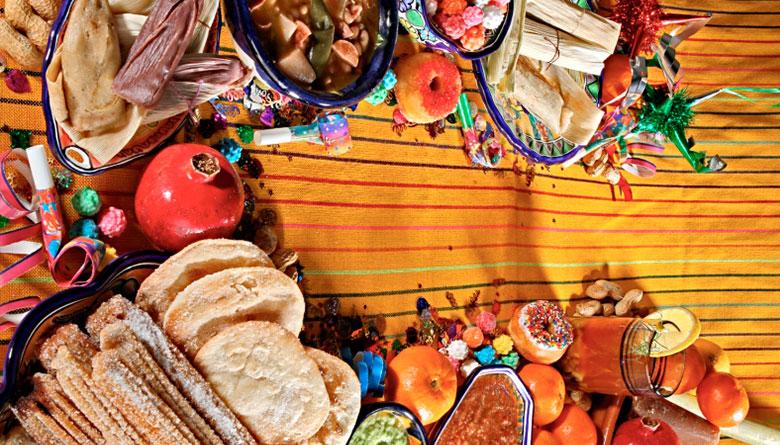 Comida a la mexicana.