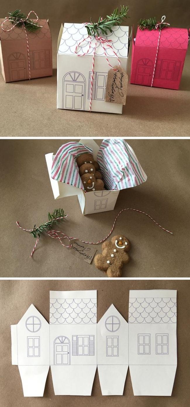 La envoltura en la casa de Santa Claus.