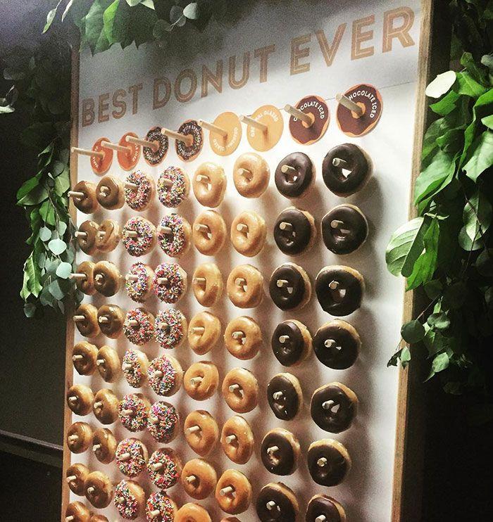 Pared de donas.