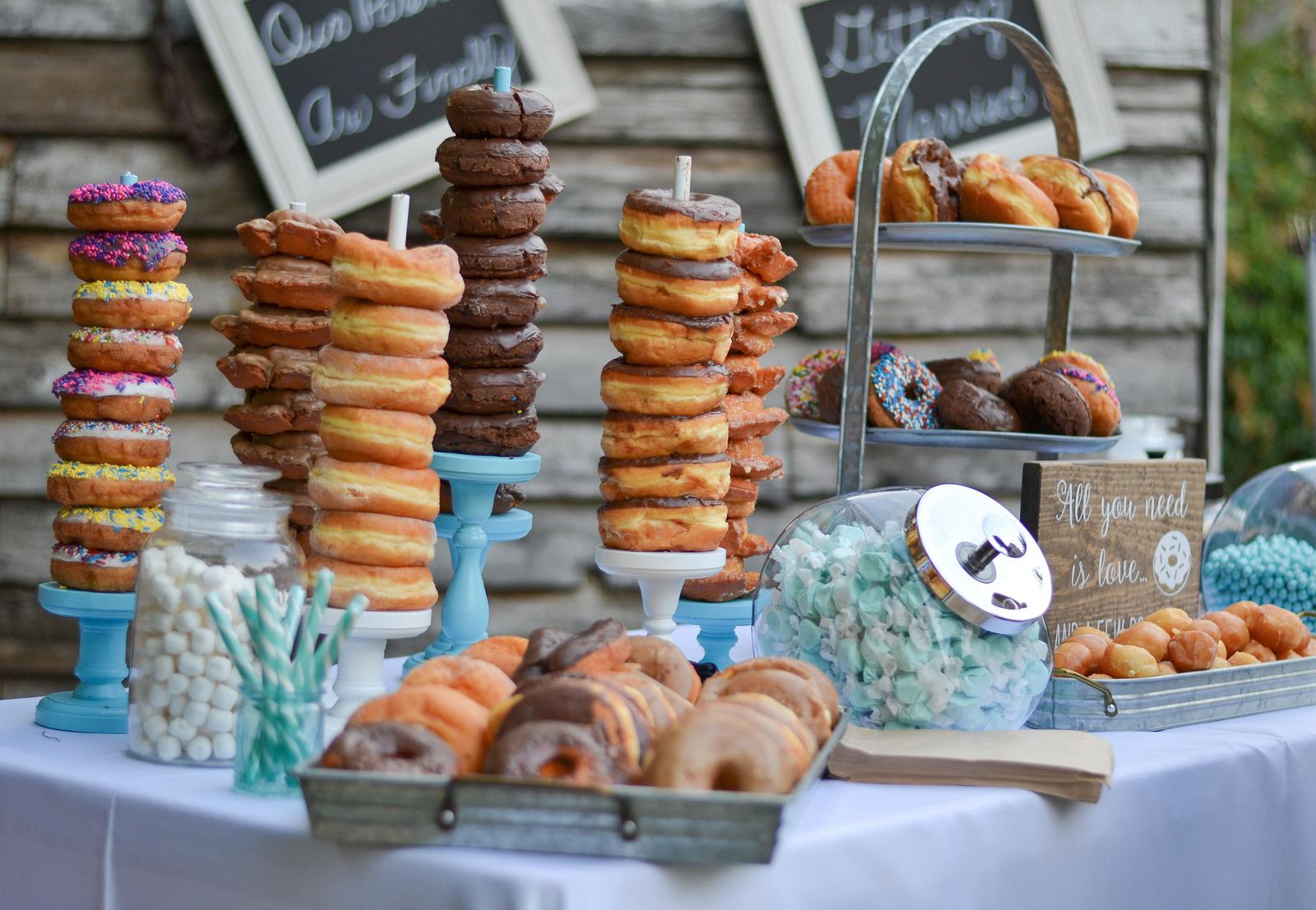 Donas en pilares