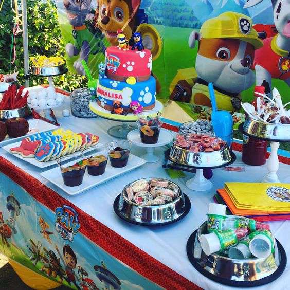 Fiesta con temática Paw Patrol para tus niños. - Sugerencias Tu Fiestón